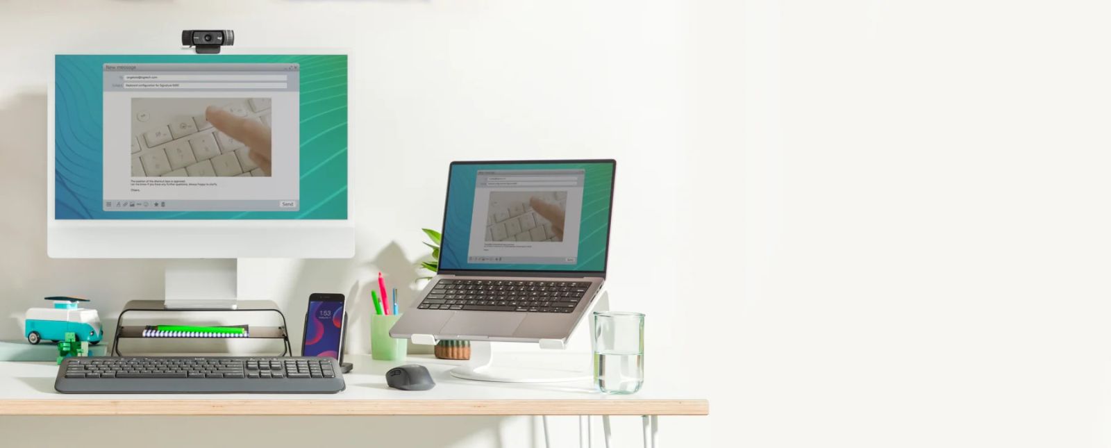 Клавиатура Logitech K650 Graphite, безжична, Bluetooth 5.1, 10м обхват, черна, USB - характеристика 1