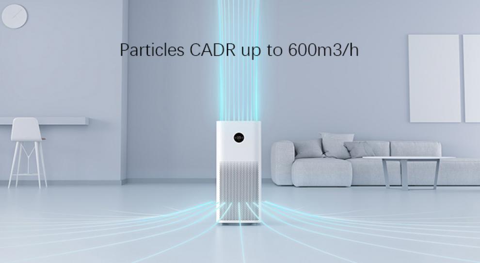 Пречиствател на въздух XIAOMI Mi Air Purifier 4 Pro, 50W, за помещения от 35 до 60m², OLED дисплей, Smart control, Wi-Fi, Voice Controlled, бял - характеристика 3