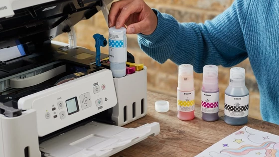 Мултифункционално мастиленоструйно устройство Canon Pixma G3470 White, цветен, принтер/копир/скенер, 4800 x 1200 dpi, до 11 стр/мин, Wi-Fi, USB, A4, A5, управление с Amazon Alexa и Google Assistant - характеристика 4