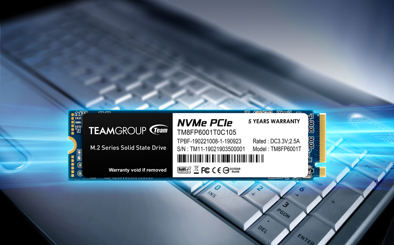 Памет SSD 256GB, Team Group MP33, NVMe, M.2 (2280), скорост на четене 1700 MB/s, скорост на запис 1400 MB/s - характеристика 2